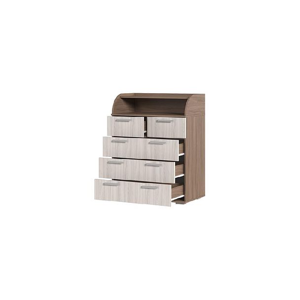 Комод К-1 шимо темный/шимо светлый - Вид 2