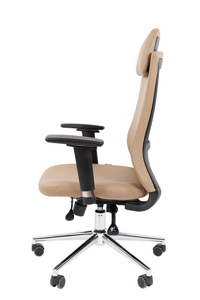 Офисное кресло Chairman 500LUX Россия экокожа бежевый - Вид 10
