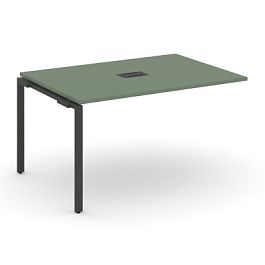 Concept Проходной наборный элемент переговорного стола CN.NPRG-011 Кобо/Металл Антрацит 980*980*750 - Фото предпросмотра