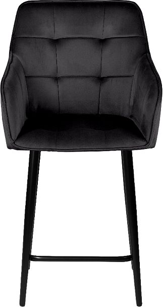 Комплект полубарных поворотных кресел Мони К, черный H75/черный, 3 шт. - Вид 3