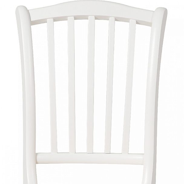 Комплект деревянных стульев с жестким сиденьем Элин Белый/Натуральный, 4 шт. - Вид 7