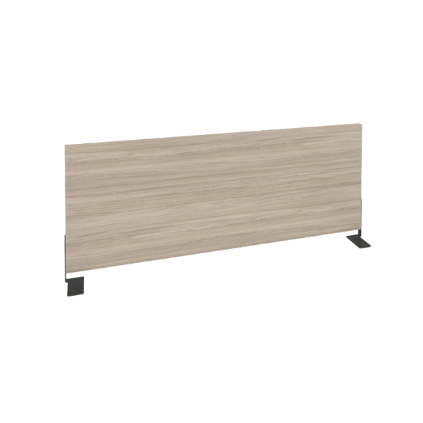 Onix Экран боковой (ЛДСП) O.EKR-98 Дуб аттик/Антрацит металл 980*370*18 - Вид 1