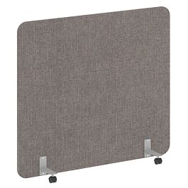 R-line soft Перегородка на металлических опорах, на роликах AP.R-160-140 Romeo 05/Серый металл 1600*18*1400 - Фото предпросмотра