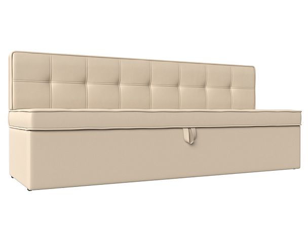 Кухонный диван Техас (полностью экокожа бежевая) - Вид 1