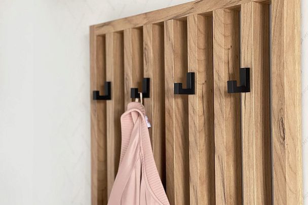 Бери Вешалка MPR-022.2553 дуб крафт золотой - Вид 6