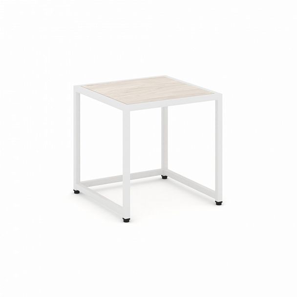 Стол журнальный "Loft" VR.L-SJK-40 Денвер Светлый/Белый - Вид 1