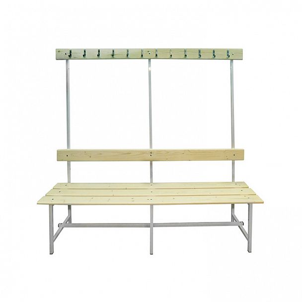 Скамья с вешалкой односторонняя 12 крючков 2000 - Вид 4