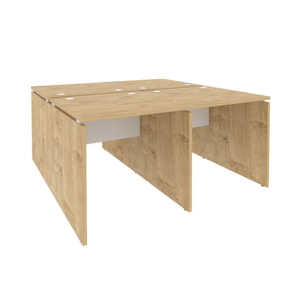 Onix Рабочая станция O.D.RS-4.0.8 Тиквуд светлый/Белый бриллиант 1560*1635*750 - Вид 1