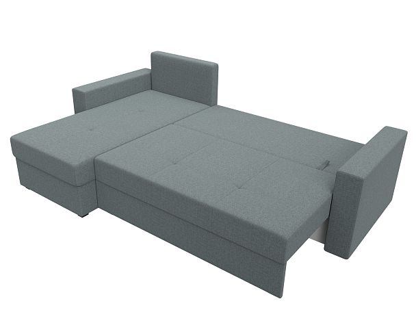 Диван угловой Верона Лайт левый угол Рогожка серый - Вид 8