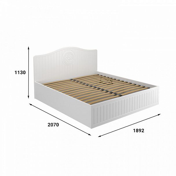 Кровать двуспальная Монблан МБ-607К - Вид 5