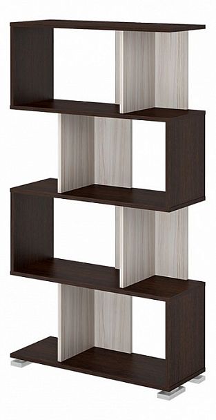 Стеллаж Домино СЛ-5-4 Венге/Карамель - Вид 1