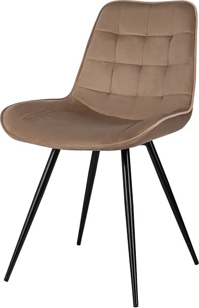 Стул для дома Бюрократ CH-K2 св.коричневый Holland 65 металл черный на ножках (CH-K2_1/HL65) - Вид 2