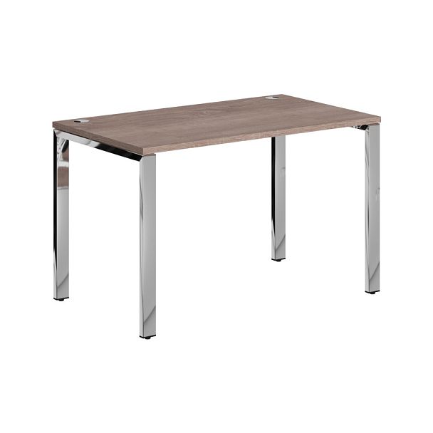 Стол прямой XGST 127.1 Дуб Сонома/Нержавеющая сталь 1200х700х750 XTEN GLOSS - Вид 1