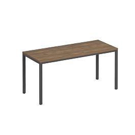Стол письменный на металлокаркасе МП2 Комфорт МП2 К.А2 163 ШТ дуб шамони тёмный / антрацит - Фото предпросмотра