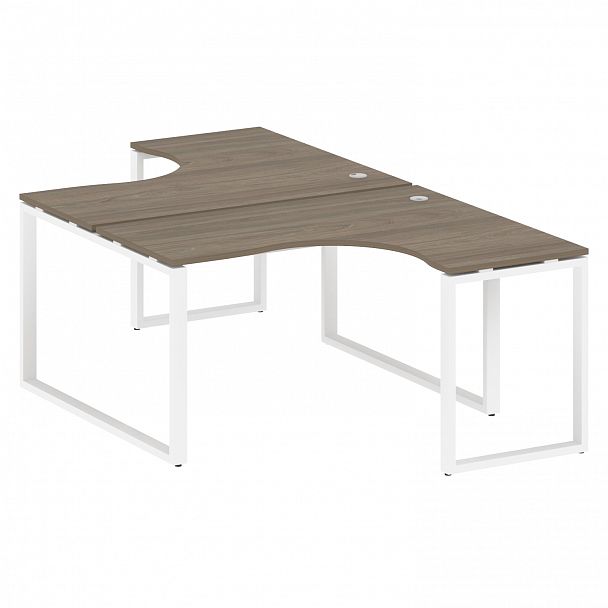 Рабочая станция "Metal System" БО.РАС-СА-2.3 вяз/белый - Вид 1