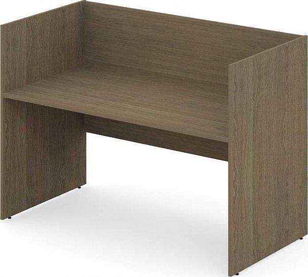 Стол офисный рабочий "Система-M" ПК-ССМ-СТ1С160Х81ЭР/Д-В1-299 дуб шамони - Вид 1