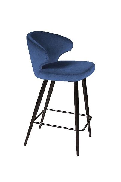Стул полубарный Richard, бархат синий 29 - Вид 3