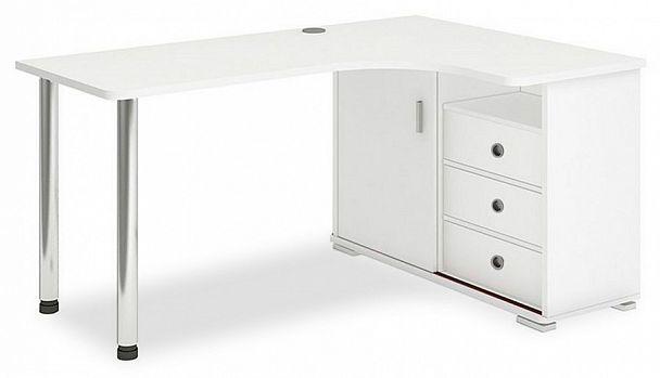 Стол письменный Домино СР-165СМ Белый правый - Вид 1
