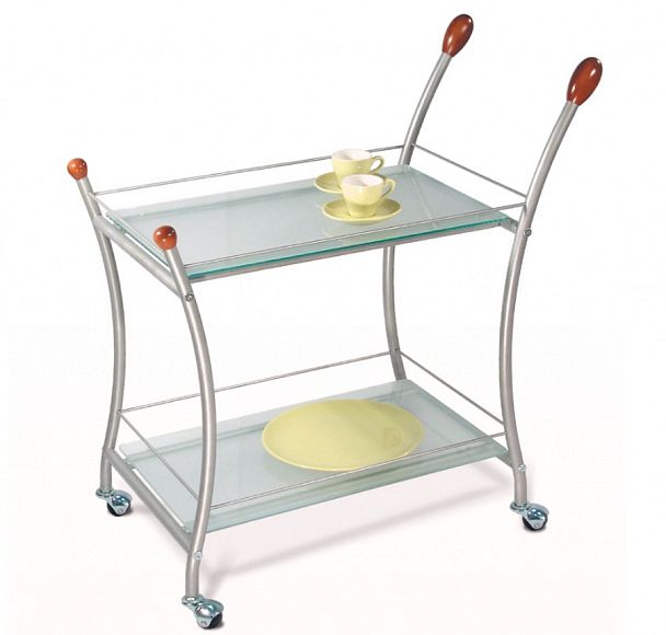 Стол сервировочный Поло метал./матовое "Журнальные столы"  ТК-002221000722 металлик - Вид 1