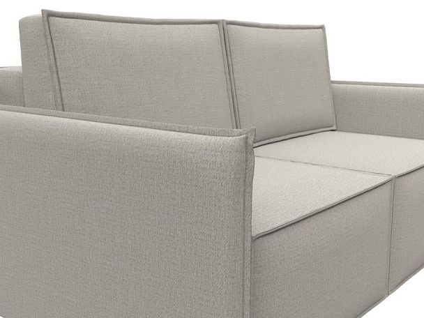 Диван прямой Либерти мини Рогожка бежевый - Вид 4