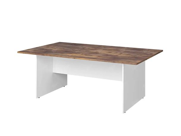 TANDEM RTD006-200-SH Конференц-стол прямоугольный ун-й 2000х1200х750 Таксония шоколадная/Белый - Вид 1