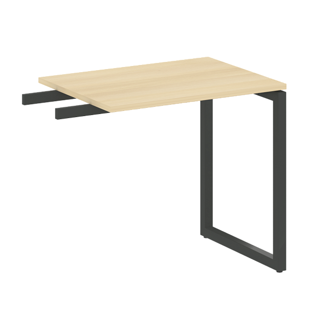 Metal System Quattro Приставной элемент на О-образном м/к 40БО.ПР-2 Акация/Антрацит металл 800*600*750 - Вид 1