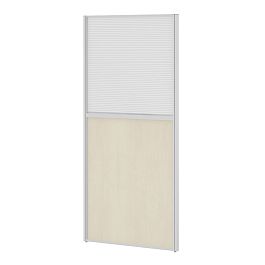 Модуль комбинированный "Мобильные офисные перегородки «Ритм»"  ПК-РТМ-МДК167х140П/Д-В1-559 клен - Фото предпросмотра