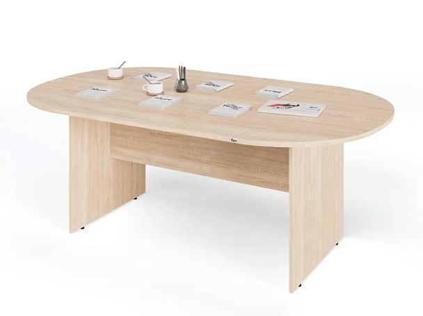 ЛАЙТ / LIGHT RLG010-20x12 Конференц-стол 200x120x75 Дуб Сонома - Вид 3