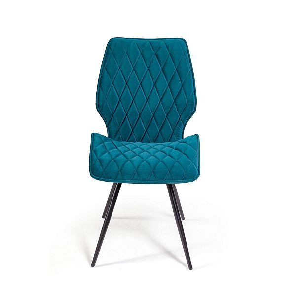 Стул Flash ромб поворотный 360 градусов, бархат изумрудный 87 - Вид 2