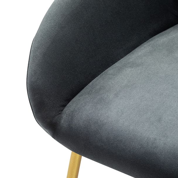 Кресло Kent Diag grey/Линк золото - Вид 6