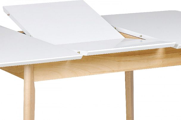 Стол деревянный раскладной Норден 100 Белый/Натуральный - Вид 9