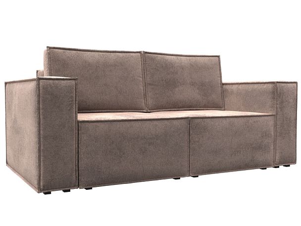 Диван прямой Куба мини Велюр бежевый - Вид 1