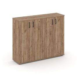 Стайл Проджект Тумба опорная/приставная SN.TOP-163 Дуб Табак/Черный Ручки 1632*400*1150 - Фото предпросмотра