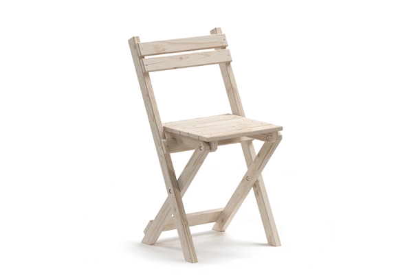 Стул складной деревянный, сосна, цвет натуральный - Вид 1
