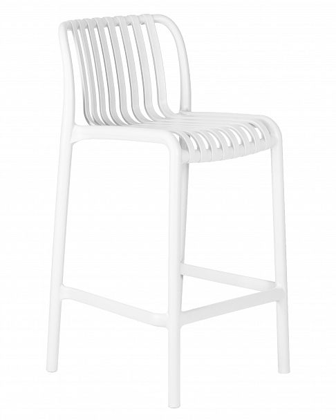 Стул полубарный DOBRIN CHLOE (белый (W-02)) - Вид 2