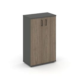 Стайл Проджект Тумба опорная/приставная SN.TOP-062 Антрацит/Вяз Благородный/Черный Ручки 700*400*115 - Фото предпросмотра