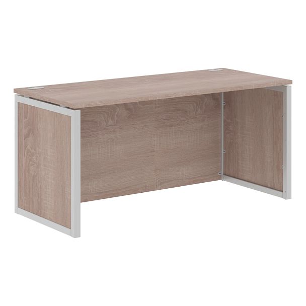 Стол прямой XQPST 167H Дуб Сонома/Алюминий 1600х700х750 XTEN-QP - Вид 1