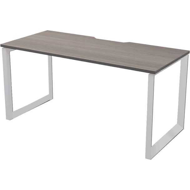 Стол на металлокаркасе НТМП.О-180 Лиственница/Белый 1800x730x750 Аргентум-МП - Вид 1