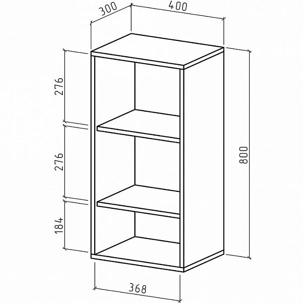 Тумба навесная Мария-13 - Вид 2