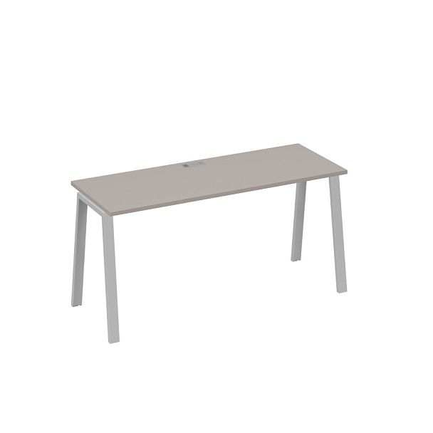 Стол письменный на металлокаркасе TRE A4 А4 Б3 005 БП мокко премиум / металлокаркас серый - Вид 1