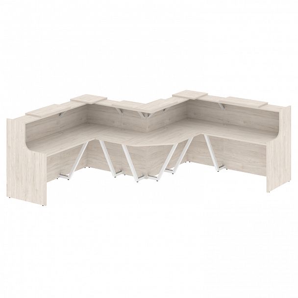 Ресепшн Г-образный "Onix" O.R-K-35 денвер светлый - Вид 1