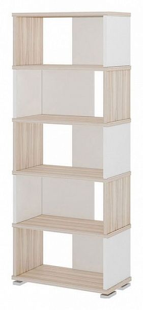 Стеллаж СБ-10/5 Карамель/Белый - Вид 1