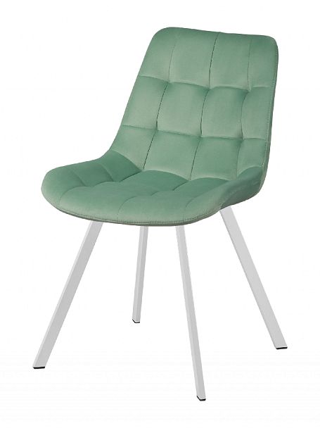 Стул поворотный Эйден М, Confetti aquamarine/белый - Вид 2