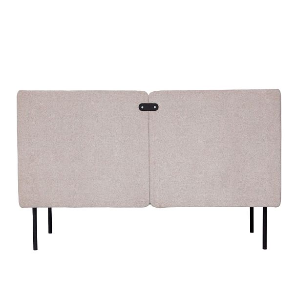 Диван Garda с экраном, велюр Galaxy Lite 09, ножки металл черный муар - Вид 5