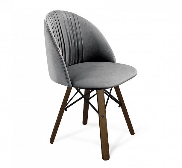 Стул Sheffilton SHT-ST35-1/S70 угольно-серый/темный орех/черный - Вид 2