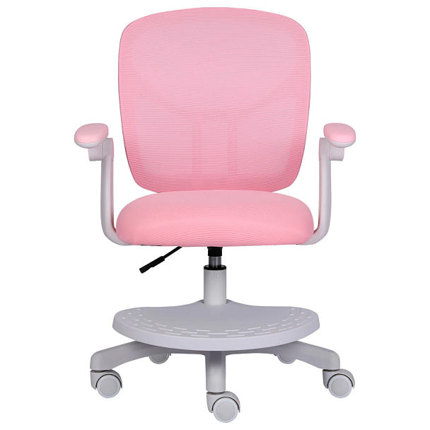 Кресло детское с подставкой для ног BRABIX "Toy MG-205", сетка/ткань TW, розовое, 533151 - Вид 3