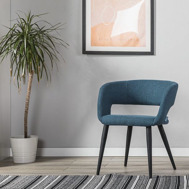 Кресло Hugs синий/черный - Вид 11