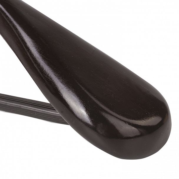 Вешалка-плечики, размер 48-50, деревянная, анатомическая, перекладина, цвет шоколад, BRABIX "Люкс", 601165 - Вид 3