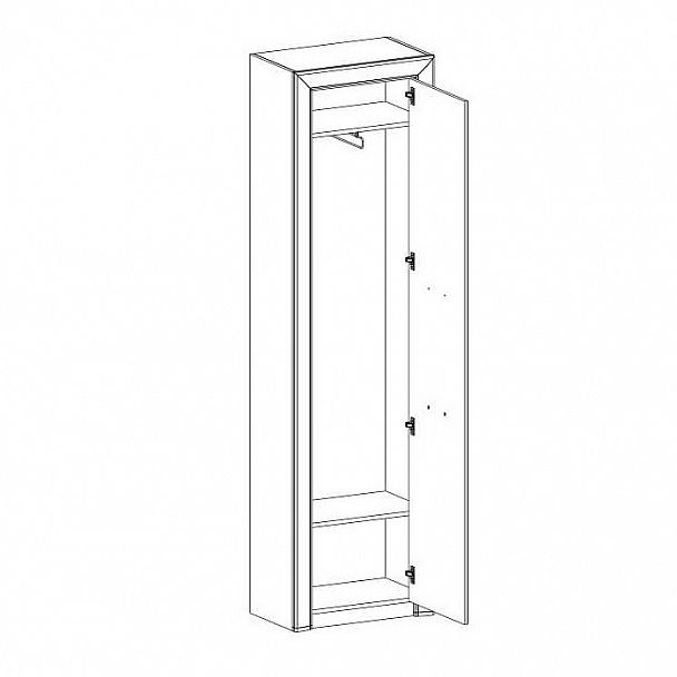 Шкаф для белья Оливия 1DW - Вид 2