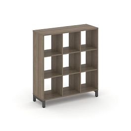 Стайл Проджект Каркас стеллажа 3 яр. SN.KS-330 Вяз Благородный/Металл Антрацит 1121*400*1248 - Фото предпросмотра